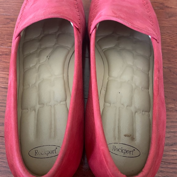 Rockport Red Leather Loafers - Picture 7 of 9